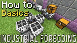 How to: Industrial Foregoing | Basics (Minecraft 1.20.1)