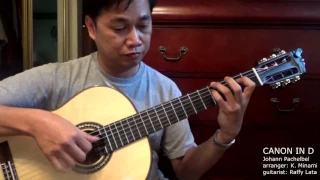 Canon in D (2016) - J. Pachelbel (arr. K. Minami) Solo Classical Guitar