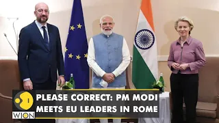 Indian PM Narendra Modi holds meet with leaders of EU | Latest English News | World News | WION