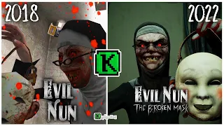 Good & Bad Endings - Evil Nun VS Evil Nun: The Broken Mask | Comparison