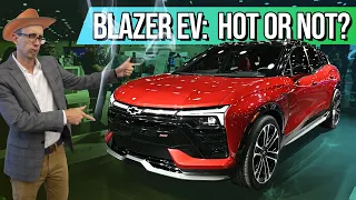 2024 Chevy Blazer EV First Look Inside and Out | 2022 Detroit Auto Show