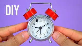 Make an Amazing Mini Alarm Clock recycling Soda Cans