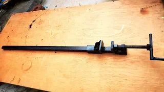 Homemade long bar heavy clamp