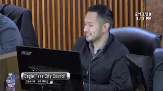 Eagle Pass City Council Meeting February 13, 2020