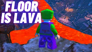 Lego DC Super Villains but the FLOOR IS LAVA