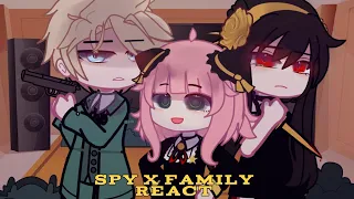 SPY x FAMILY react  ❥| Forger Family + Yuri briar | Part 1/ ? |Short vid | GCRV | •ヮ•♥