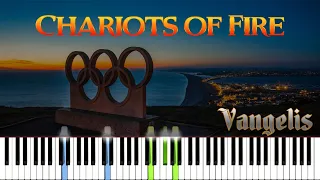 Chariots of Fire - Vangelis | Piano Tutorial | Synthesia | How to play