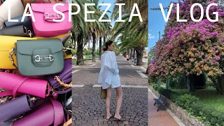 Влог из Италии 🇮🇹 Поездка в Ла Специю, большой рынок, одежда, обувь, сумки, прогулка по городу  🤍