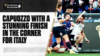 Capuozzo with a stunning finish | 2023 Guinness Six Nations