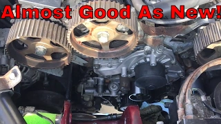 Worst 3000GT VR4 Timing Belt Service Part 3 + Start Up