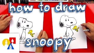 How To Draw Snoopy And Woodstock