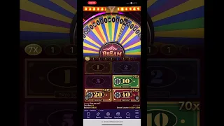 Dream Catcher BIG Win 7X Multiplier Spin! Online Casino Games #shorts #youtubeshorts