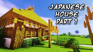 Build a Small Japanese House in Minecraft! - Part 1 Tutorial