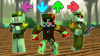 FNF Character Test | Gameplay VS Minecraft Animation | VS Flippy, Happy Tree Friends