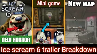 Ice Scream 6 Trailer Breakdown!! New Mini game,horror character "Mati" and new kitchen map