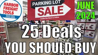 Harbor Freight Top 25 Things to Buy During the Parking Lot Sale in June