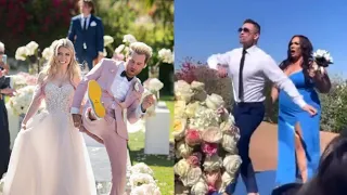 The Miz and Nia Jax walking down Alexa Bliss Marriage Viral video!