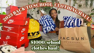 HUGE BACK-TO-SCHOOL CLOTHING HAUL! highschool clothing haul!