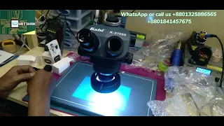 Kaisi K-37050 Microscope &48 Megapixel FHD camera laptop and mobile tools Unboxing Review & Assemble