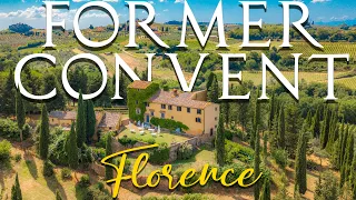FORMER CONVENT WITH POOL AND OLIVE GROVE FOR SALE IN CHIANTI, 30' FROM FLORENCE | ROMOLINI