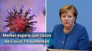 Hasta el 70% de la población en Alemania puede contagiarse de coronavirus: Merkel