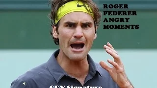 Roger Federer Angry moments