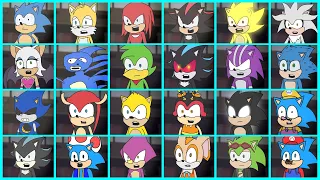 Sonic Movie | Choose Favorite Design (Uh Meow Compilation)