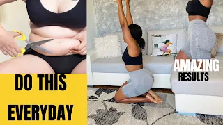 ONLY ONE EASY EXERCISE  TO LOSE BELLY FAT | Grow Booty 2in1 Supper Easy lose belly fat