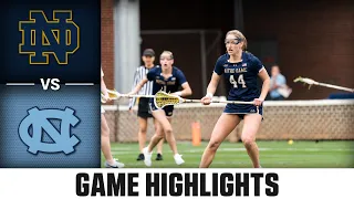 Notre Dame vs North Carolina Game Highlights | 2024 ACC Women's Lacrosse