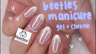 FIRST IMPRESSIONS & REVIEW: beetles jelly gel polish + chrome powder!