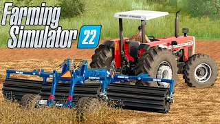 PRIMEIRO USO DO ROLO FACA NA FAZENDA DOS GURI | Os Guri | Farming Simulator 22 - EP 25