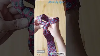 How to Tie a Necktie The Cafe Knot |Tying a Necktie Tutorial |Learn This Unique and stylish Tie-knot