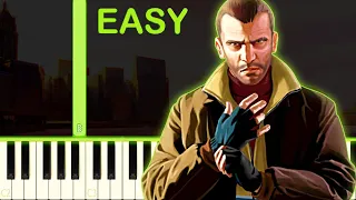 Grand Theft Auto 4 Theme Song - EASY Piano Tutorial