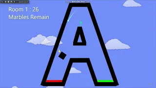 The Alphabet Elimination - In Algodoo
