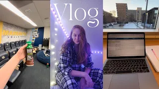 Vlog | День из жизни студента в Америке | Учеба, волейбол и как всё устроено