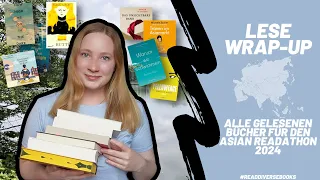 LESE WRAP UP 🌏 • ASIAN READATHON Edition 2024: viele, viele faszinierende Bücher! 📚