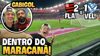 FLAMENGO NA FINAL DA LIBERTADORES COM FESTA ABSURDA DA TORCIDA!! Flamengo 2 x 1 Velez