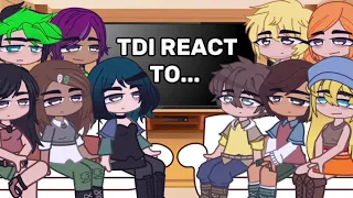 Total drama island reacts to edits || Tdi