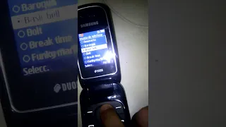 Samsung Gt-E1272 battery low and shutdown