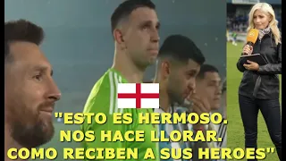 PRENSA INGLESA EMOCIONADA CON MESSI Y LA SELECCIÓN ARGENTINA