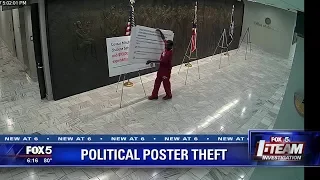 I-Team: Police Arrest a Man for Stealing Mayor Kasim Reed's Political Posters