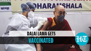 Watch: Dalai Lama gets Covid vaccine jab; urges people to get vaccinated