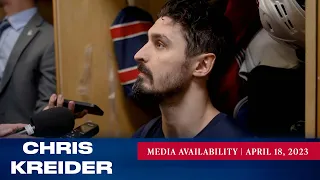 New York Rangers: Chris Kreider Postgame Media Availability | Apr. 18, 2023