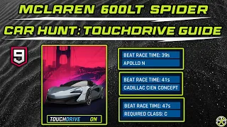 Asphalt 9 | McLaren 600LT Spider Car Hunt - Touchdrive Guide