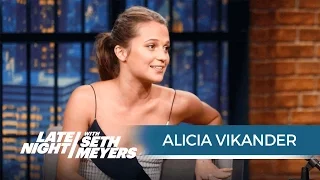 Alicia Vikander Talks Starring in Jason Bourne