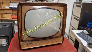 Ferguson 536T.  A very (filthy) early1960s TV  restoration