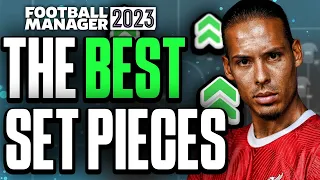 The BEST FM23 Set Piece Routines! | ULTIMATE Football Manager Set Piece Guide