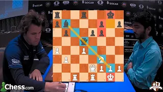 Magnus Carlsen  Numero uno del mundo Vs El Genio Gukesh D ! decisiva. Copa del mundo de Ajedrez 2023