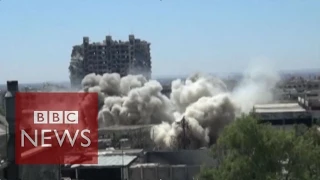 Inside Syria: Subterranean battle in Damascus- BBC News