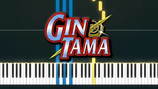 Koko wa Samurai no Kuni da | Gintama OST PIANO TUTORIAL (Sheet in the description)